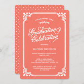 ヴィンテージ カントリー | 卒業招待状 招待状 (正面/裏面)