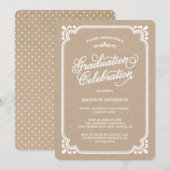 ヴィンテージ カントリー | 卒業招待 招待状 (正面/裏面)