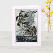 ヴィンテージ カード (黄色い花)