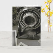 ヴィンテージ カード (黄色い花)