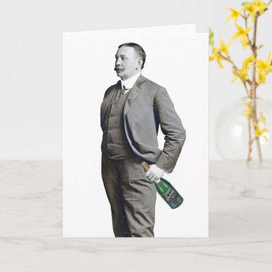 ヴィンテージ カード (黄色い花)