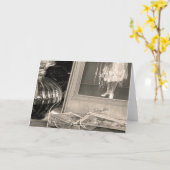 ヴィンテージ カード (黄色い花)