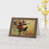 ヴィンテージ カード (黄色い花)