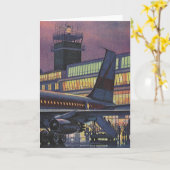 ヴィンテージ カード (黄色い花)