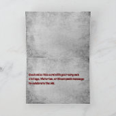 ヴィンテージ カード (内部)