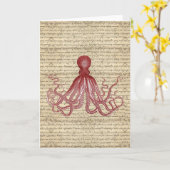 ヴィンテージ カード (黄色い花)