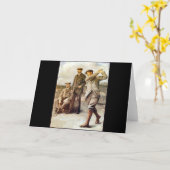 ヴィンテージ カード (黄色い花)