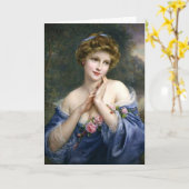 ヴィンテージ カード (黄色い花)