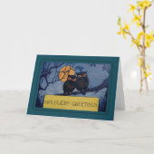 ヴィンテージ カード (黄色い花)