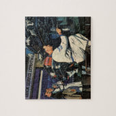 ヴィンテージ カー 修理 サービス ビジネス 自動車 整備士 ジグソーパズル (縦)