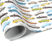 ヴィンテージ カー 包装紙 (ロールコーナー)