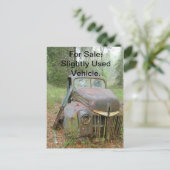 ヴィンテージ カー 611  ポストカード  販売中 (スタンド正面)