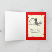 ヴィンテージ·ガかわいらしール·バレンタインデー シーズンカード (内部)