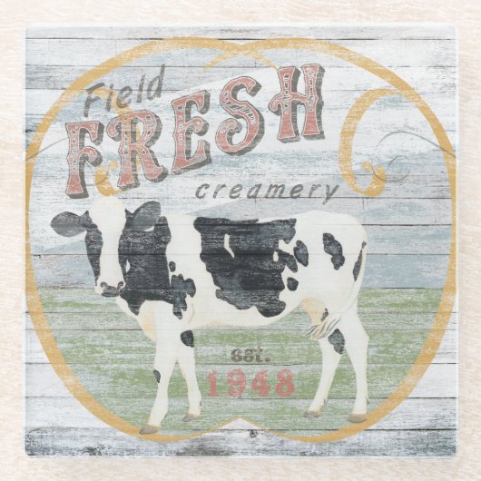 ヴィンテージ ガラスコースター (正面)