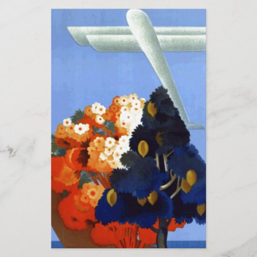 ヴィンテージ ガルダ イタリア ヨーロッパ 旅行 便箋 (正面)