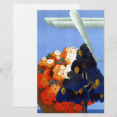 ヴィンテージ ガルダ イタリア ヨーロッパ 旅行 便箋 (正面/裏面)