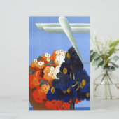 ヴィンテージ ガルダ イタリア ヨーロッパ 旅行 便箋 (スタンド正面)