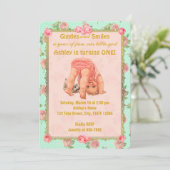 ヴィンテージ·ガーよくはしゃぐル·誕生日·招待状1st One 招待状 (スタンド正面)