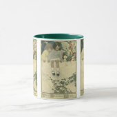 ヴィンテージ、ガーデンウォールJessie Willcox Smith マグカップ (中央)
