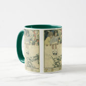 ヴィンテージ、ガーデンウォールJessie Willcox Smith マグカップ (正面左)