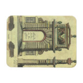 ヴィンテージ ガーデン ゲート アーチ, ルネサンス建築 マグネット (横)