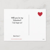 ヴィンテージ·ガ魅力的ール·ガーデン·バレンタインカード シーズンポストカード (裏面)