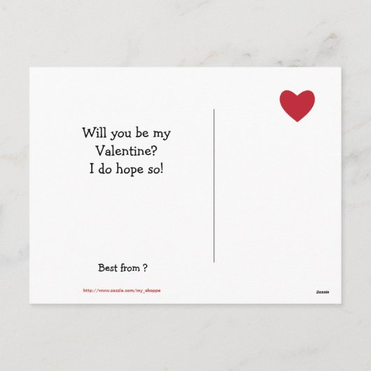 ヴィンテージ·ガ魅力的ール·ガーデン·バレンタインカード シーズンポストカード (裏面)