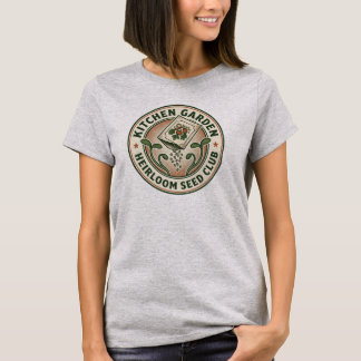 ヴィンテージ キッチンガーデン 伝統野菜の種クラブ バッジ Tシャツ