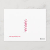 ヴィンテージ·キティ·キャット·バレンタイン·ポストカード ポストカード (裏面)