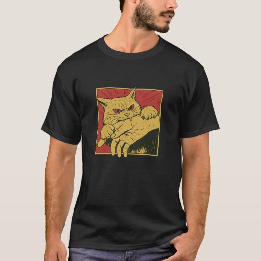 ヴィンテージ・キャットバイトTシャツ Tシャツ (正面)