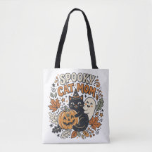 ヴィンテージ・キャットママ・ハロウィングラフィック