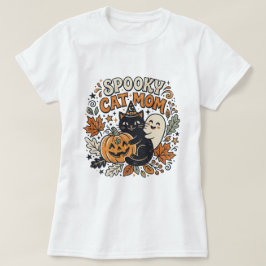 ヴィンテージ・キャットママ・ハロウィングラフィック Tシャツ