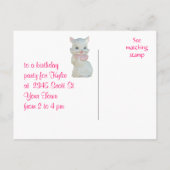 ヴィンテージ·キャット·クッキー·ジャー2972カスタマイズ-it インビテーションポストカード (裏面)