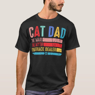 ヴィンテージ・キャット・ダッド・マンマイス・スナックディーラー父の日 Tシャツ