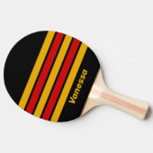 ヴィンテージ キャピタル シティ アクロス ストライピング ウィズ ネーム 卓球ラケット (横)