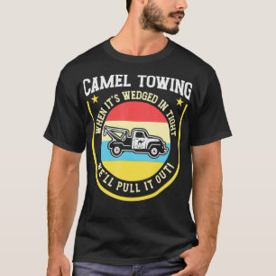 ヴィンテージ キャメル トーイング ユーモア トゥー トラック Tシャツ