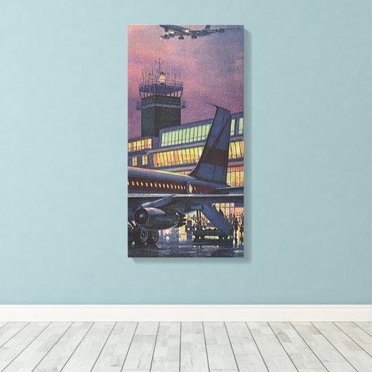 ヴィンテージ キャンバスプリント (インサイチュ (ウッドフロア))