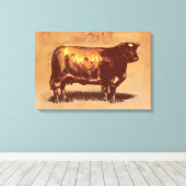 ヴィンテージ キャンバスプリント (インサイチュ (ウッドフロア))