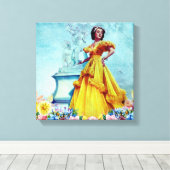 ヴィンテージ キャンバスプリント (インサイチュ (ウッドフロア))