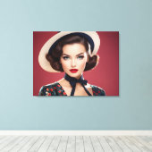 ヴィンテージ キャンバスプリント (インサイチュ (ウッドフロア))