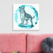 ヴィンテージ キャンバスプリント (インサイチュ (リビング))