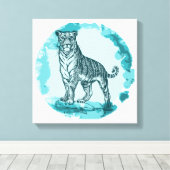 ヴィンテージ キャンバスプリント (インサイチュ (ウッドフロア))