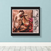 ヴィンテージ キャンバスプリント (インサイチュ (ウッドフロア))