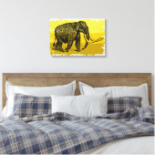 ヴィンテージ キャンバスプリント (インサイチュ (寝室))