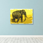 ヴィンテージ キャンバスプリント (インサイチュ (ウッドフロア))