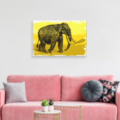 ヴィンテージ キャンバスプリント (インサイチュ (リビング))