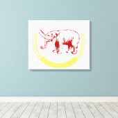 ヴィンテージ キャンバスプリント (インサイチュ (ウッドフロア))