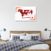 ヴィンテージ キャンバスプリント (インサイチュ (寝室))