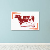 ヴィンテージ キャンバスプリント (インサイチュ (ウッドフロア))