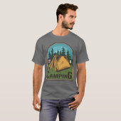 ヴィンテージ キャンピング 野生生物91 Tシャツ (正面フル)